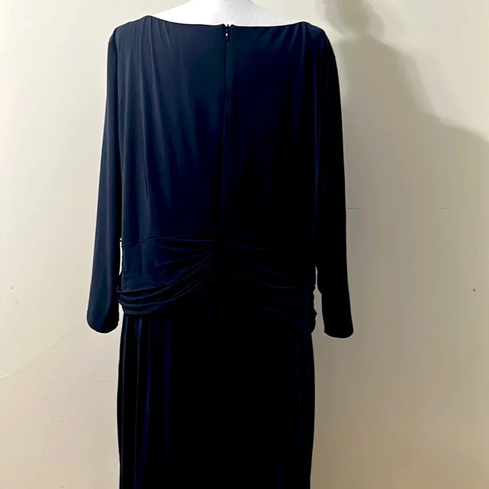Jessica Howard Blue Ruffles maxi Dress